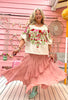 Spring Gypsy Flamenco Wrap Skirt