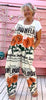 Vintage Gypsy Flour Sack Rompers