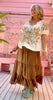 Linen Gypsy Tiered Skirt