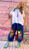 Summer Gypsy Embroidered 3/4 Pants