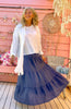 Linen Gypsy Tiered Skirt