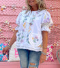 Vintage Gypsy Heirloom - Puff Sleeve Blouse