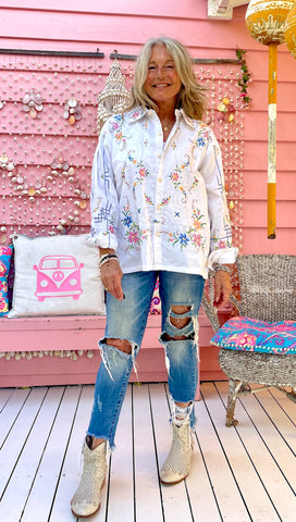 Vintage Gypsy Heirloom - Long Sleeved Shirt