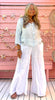 Linen Gypsy New  Wide Leg Palazzo Pants