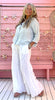 Linen Gypsy New  Wide Leg Palazzo Pants