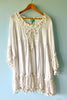Italian Beach Gypsy Luxe Pom Pom Dress