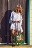 Italian Beach Gypsy Luxe Pom Pom Dress
